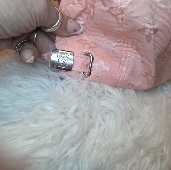 Louis Vuitton Pink Monogram Embossed Logo Baseball Cap - Picture 5 of 8